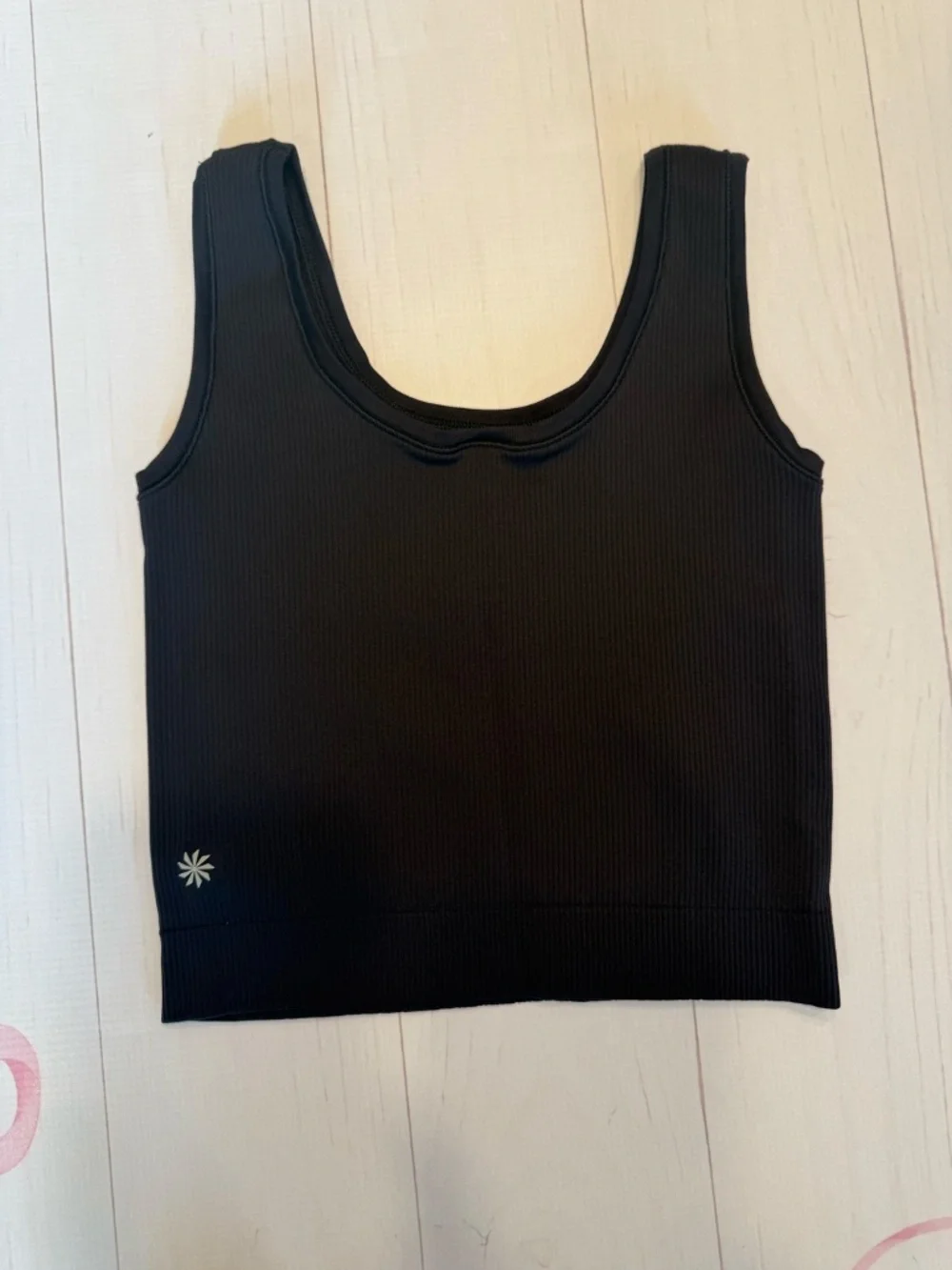 Athleta Girl Rise Above Rib Crop Tank Size 12